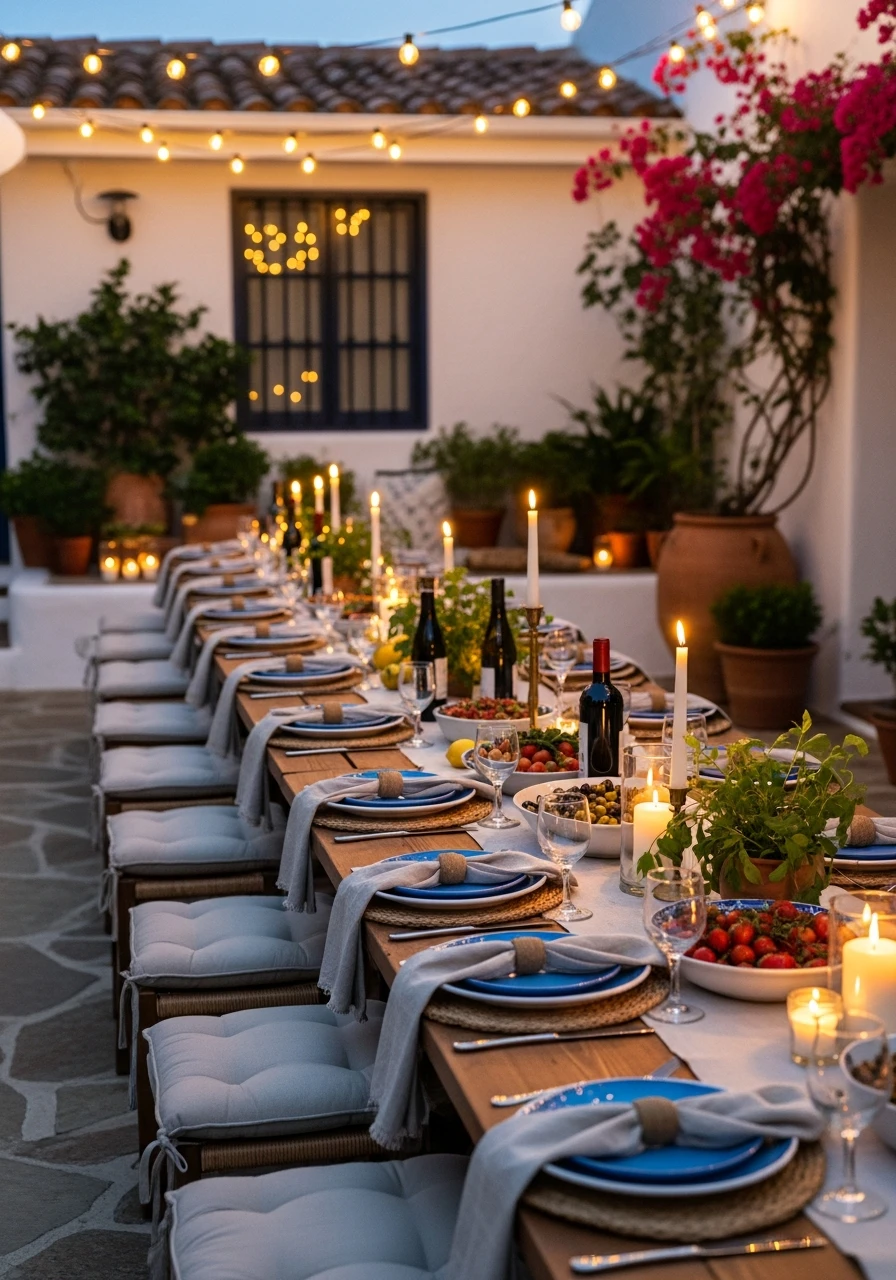 Greek Taverna Dinner Party