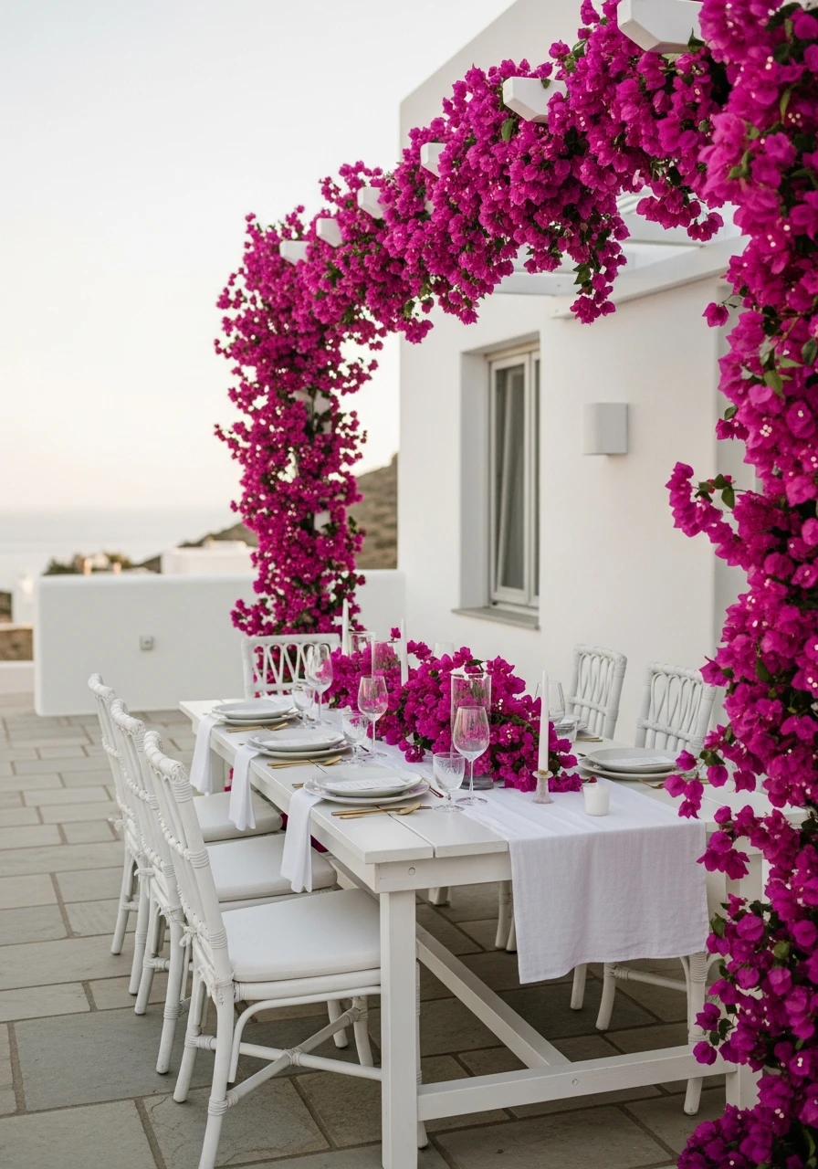 Bougainvillea Floral Theme