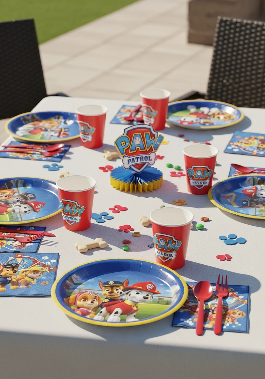Match Your Plates - 35 Amazing Paw Patrol Party Ideas for a Heroic Birthday