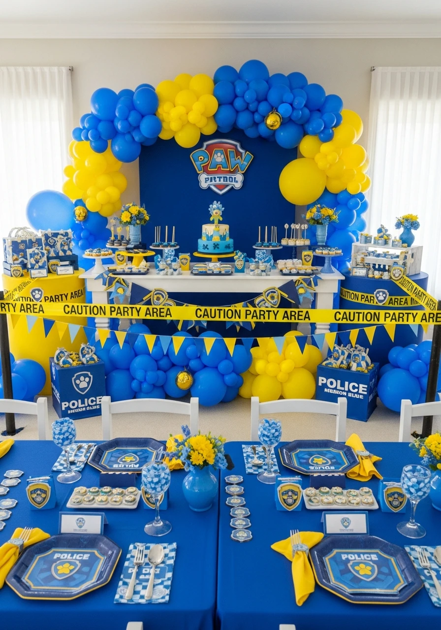 Chase's Police Mission Blue - 35 Amazing Paw Patrol Party Ideas for a Heroic Birthday