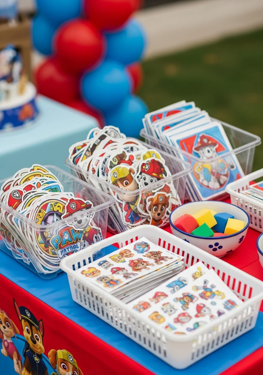 Stickers and Tattoos - 35 Amazing Paw Patrol Party Ideas for a Heroic Birthday
