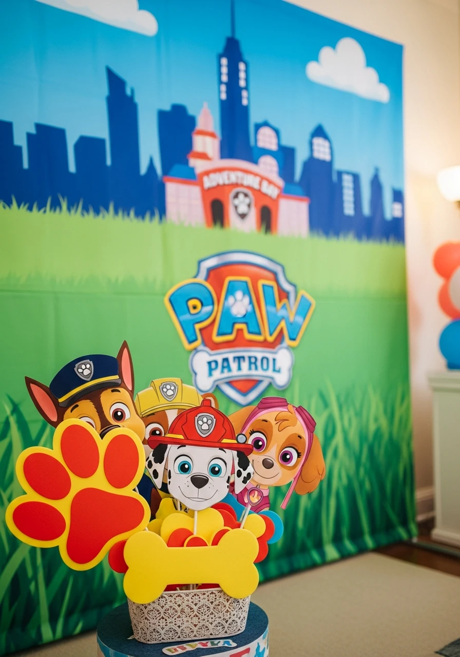 Photo Booth Fun - 35 Amazing Paw Patrol Party Ideas for a Heroic Birthday