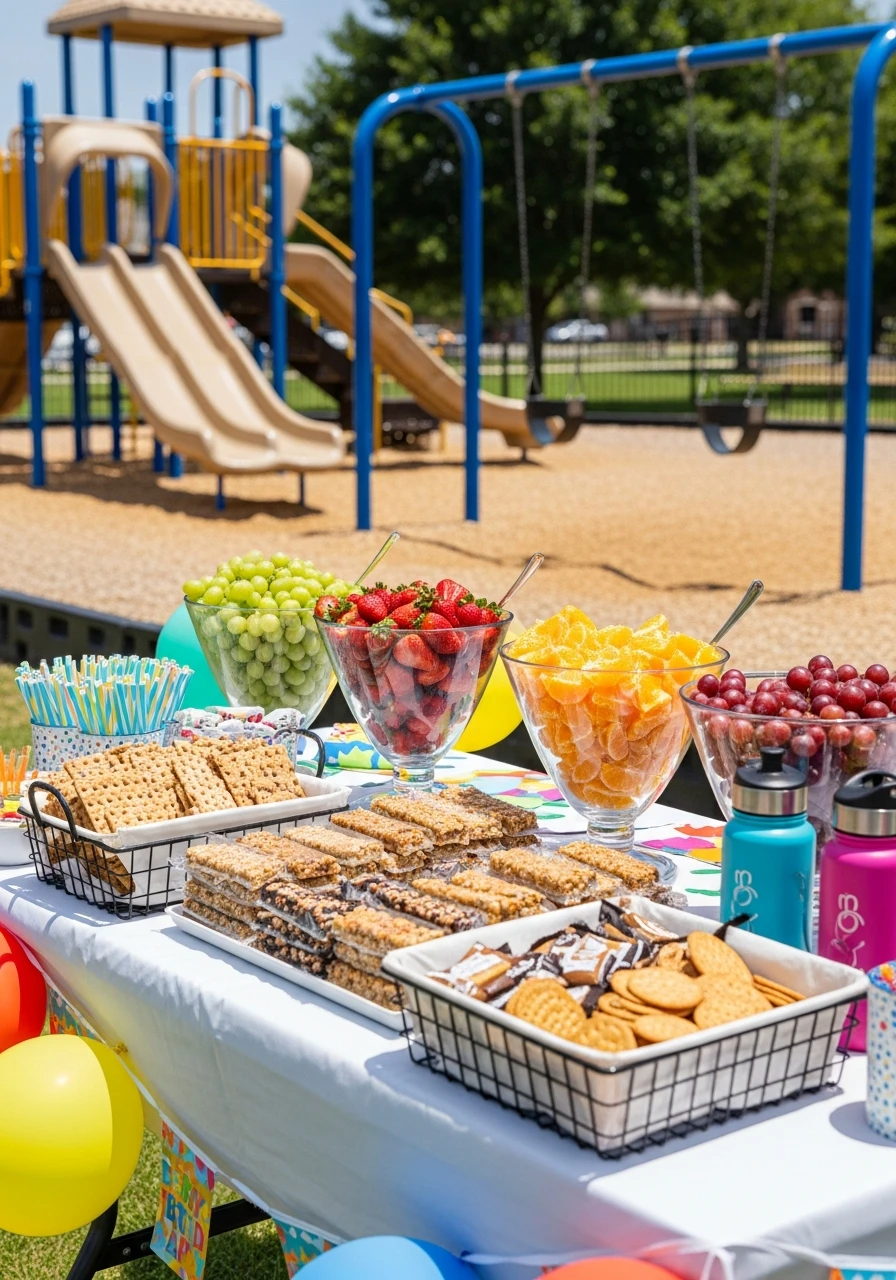 Healthy Energy Snack Table