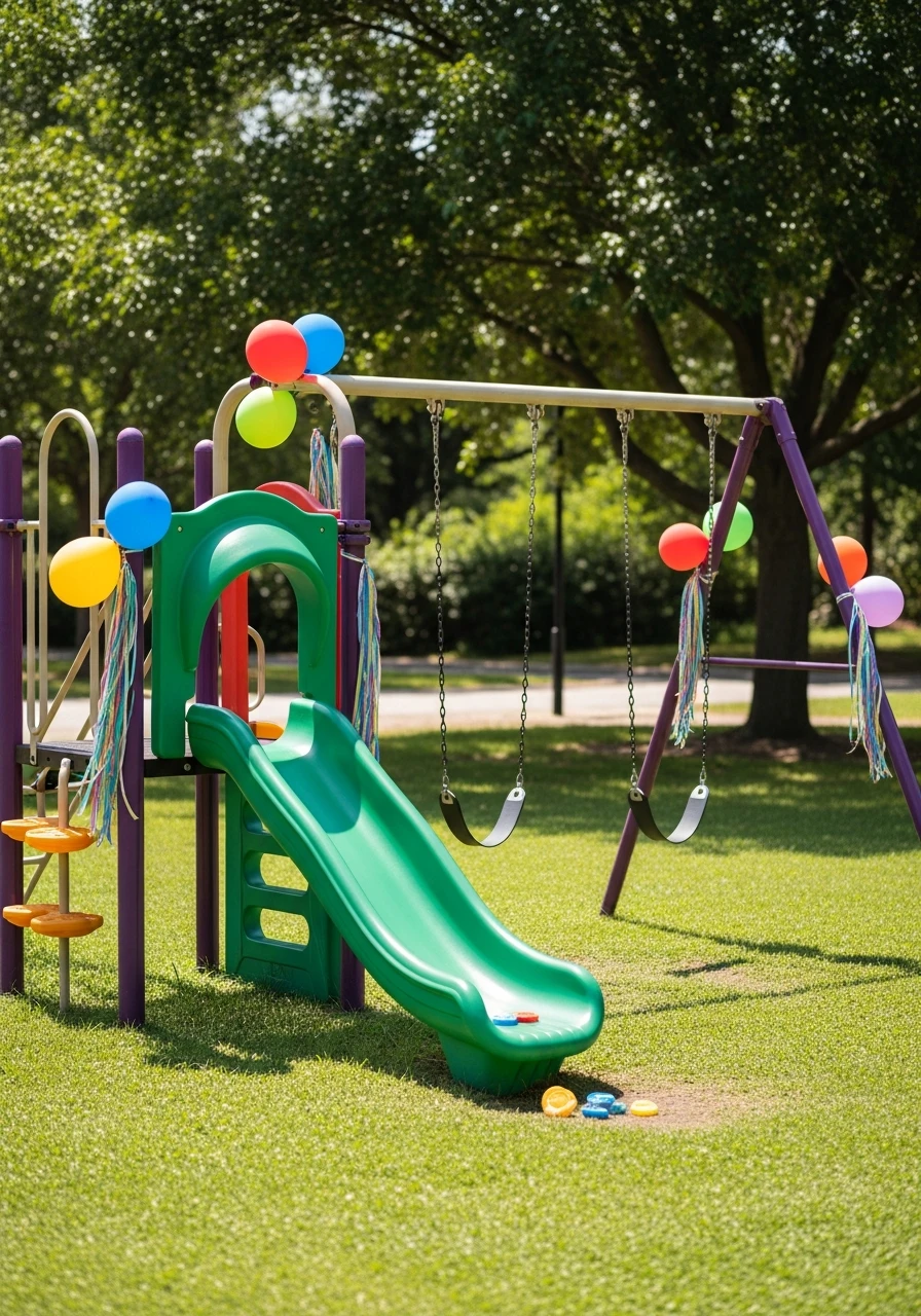 Playground Scavenger Hunt Using Equipment Clues