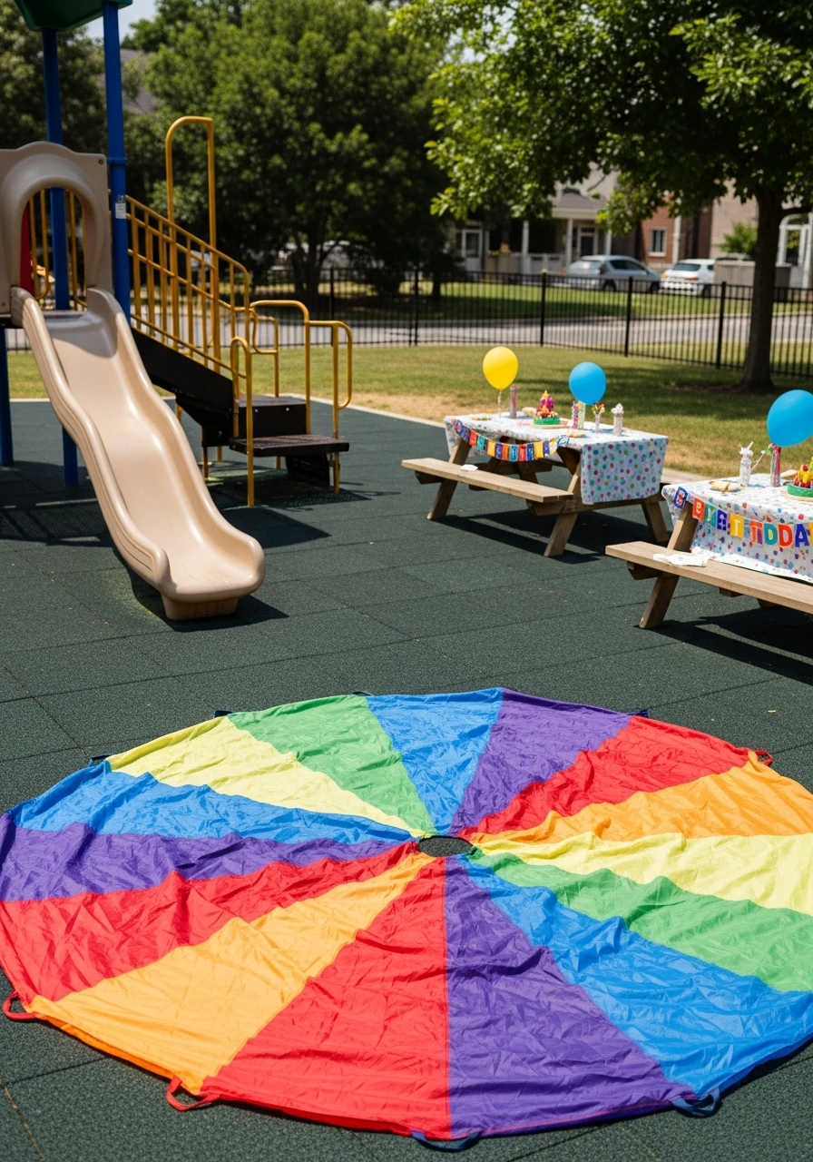 Parachute Play Group Activity