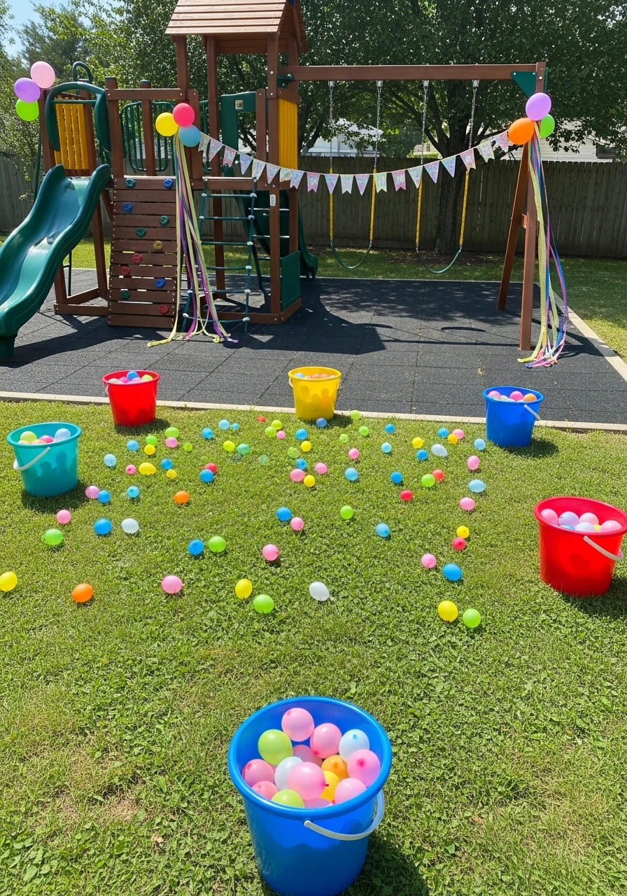 Water Balloon Toss for Summer Parties