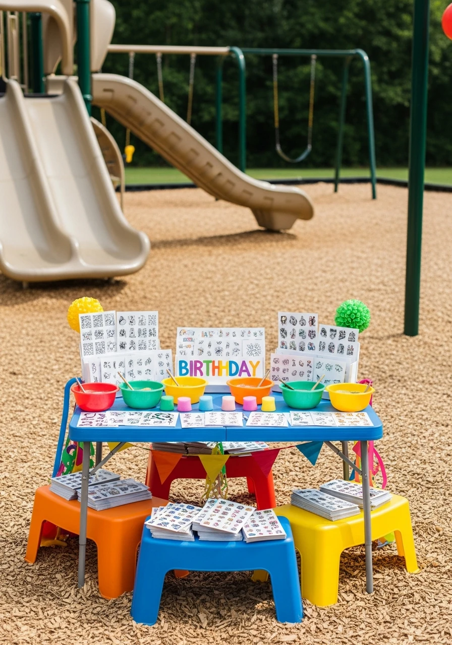 Temporary Tattoo Station