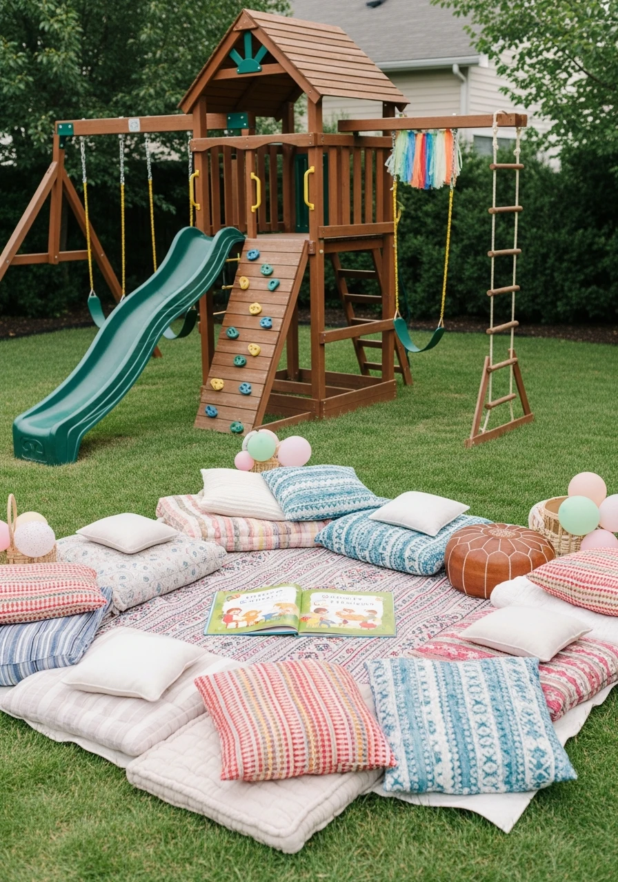 Outdoor Storytime Circle for Younger Kids
