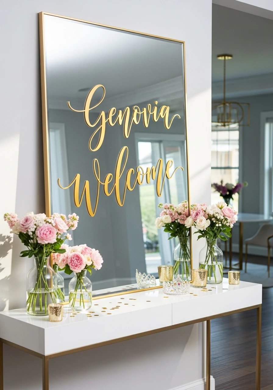 Genovia Welcome Sign