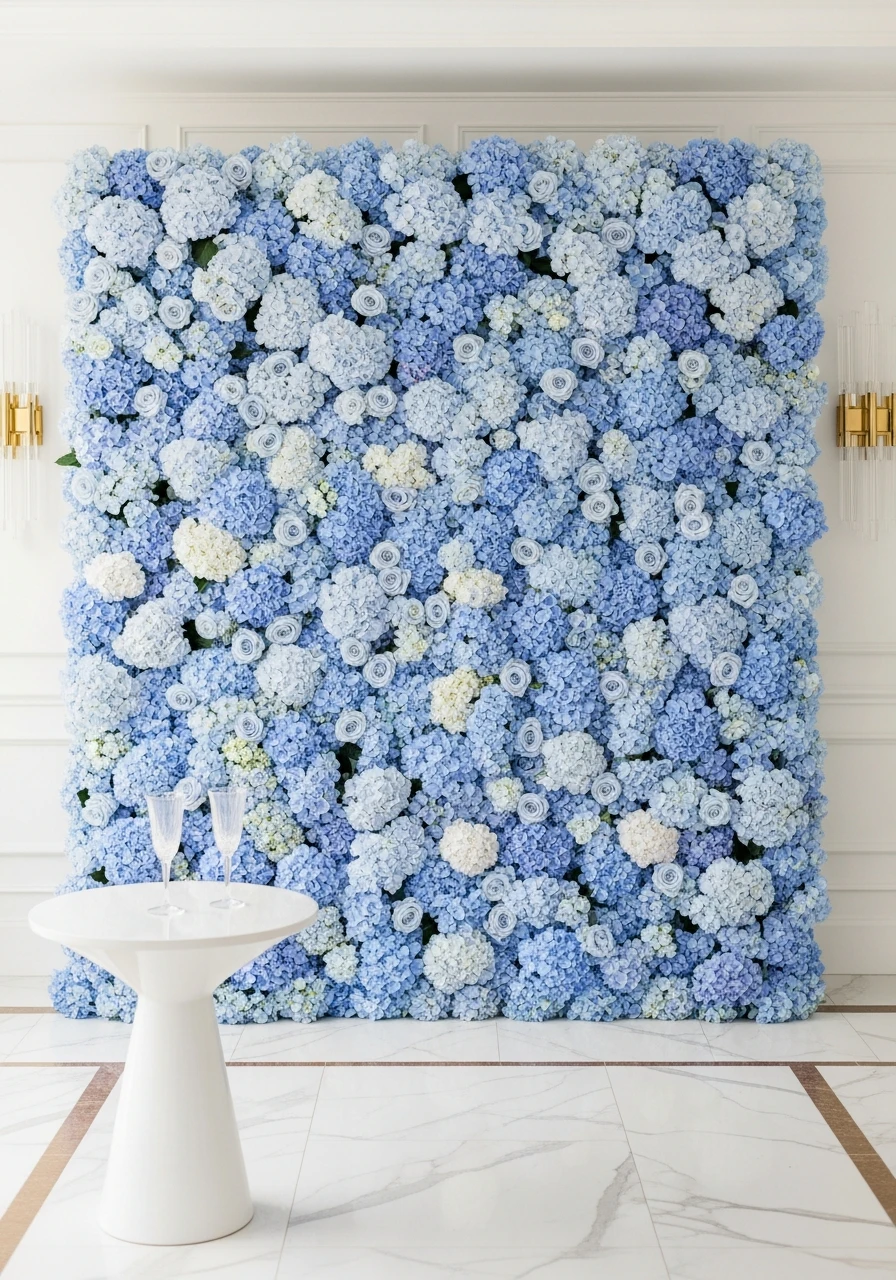 Hydrangea Floral Backdrop