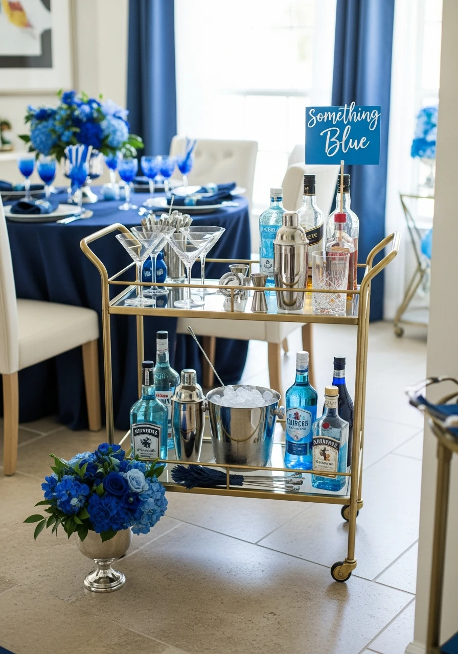 Blue Martini Cocktail Night