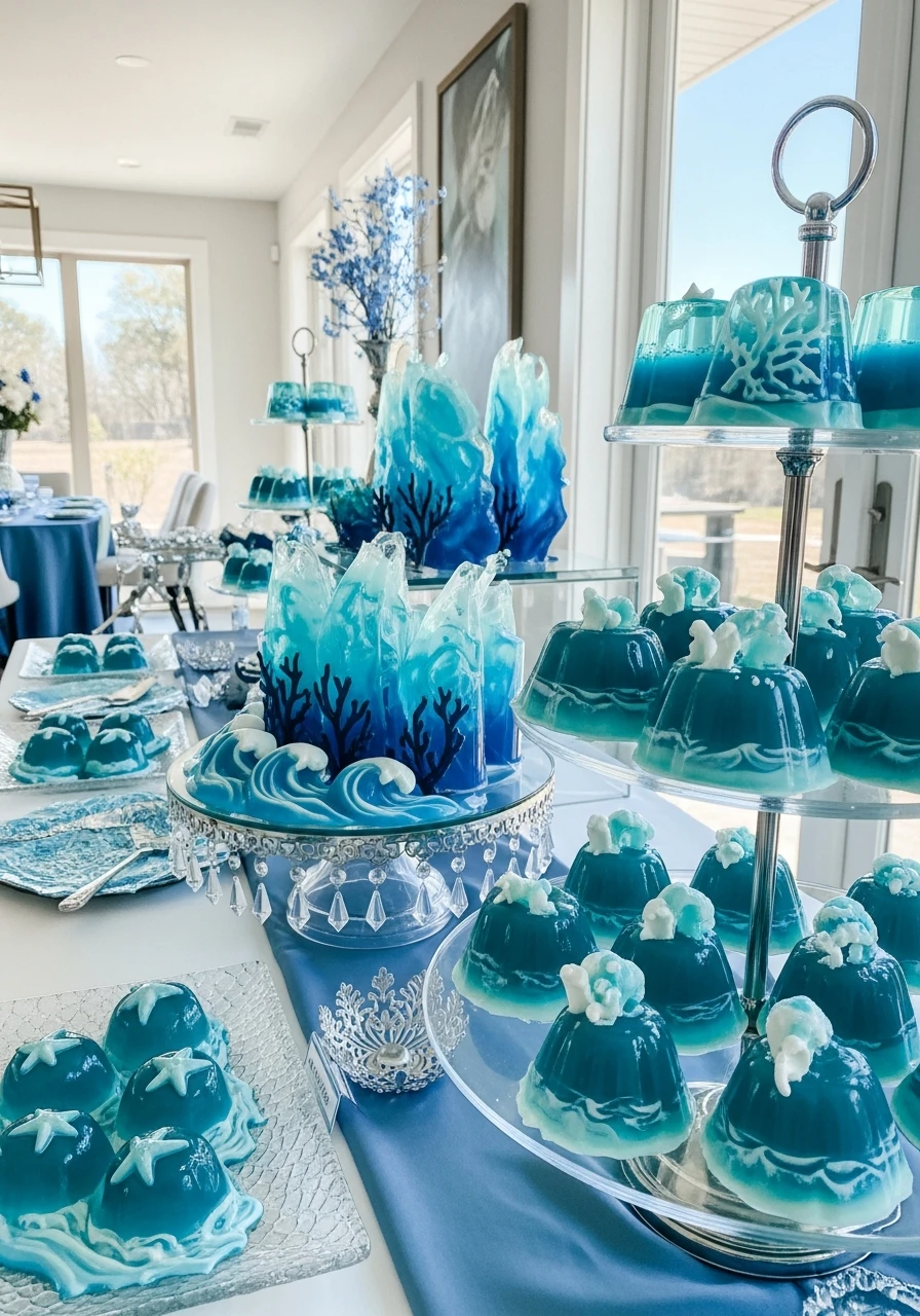 Ocean Jelly Dessert Display