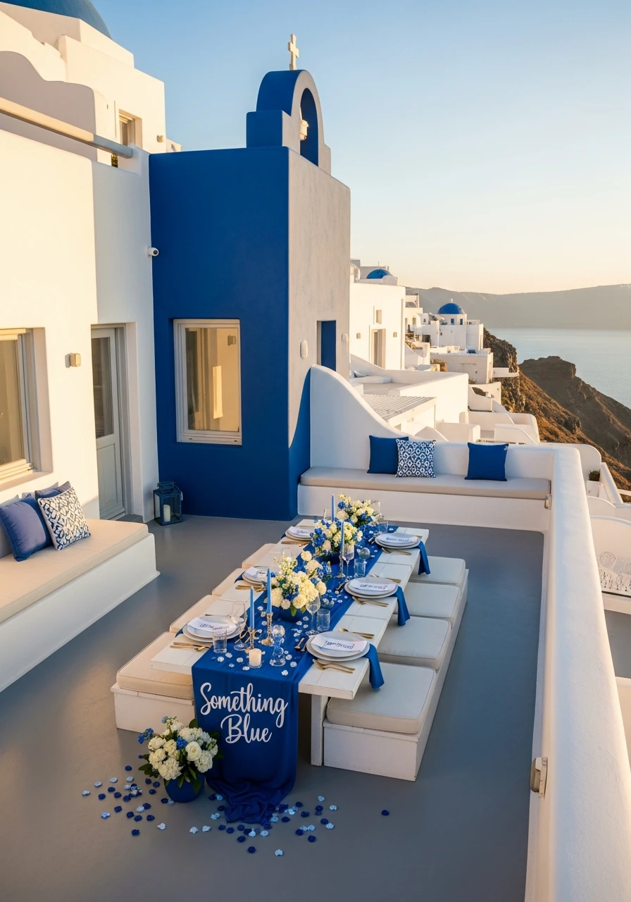 Santorini Blue and White Bash