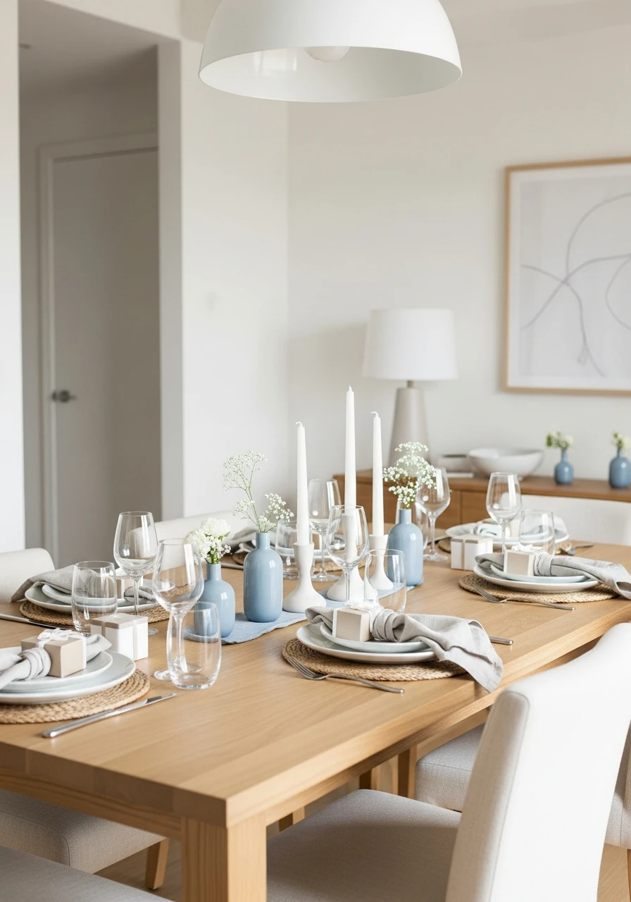 Clean Girl Soft Blue Party