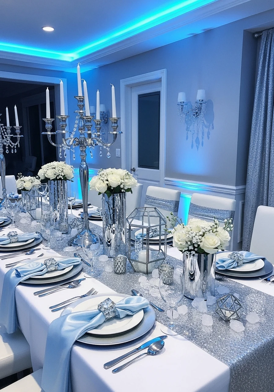 Icy Blue Winter Bachelorette