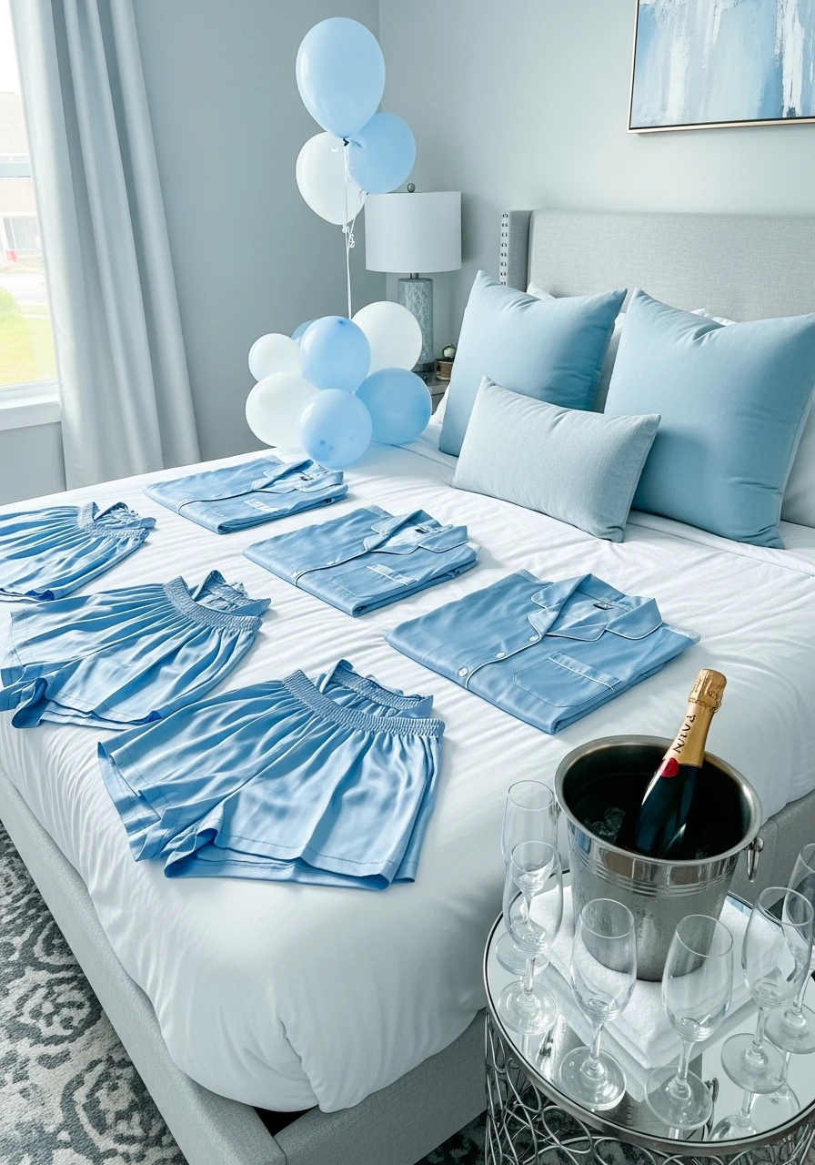 Light Blue Matching Sets