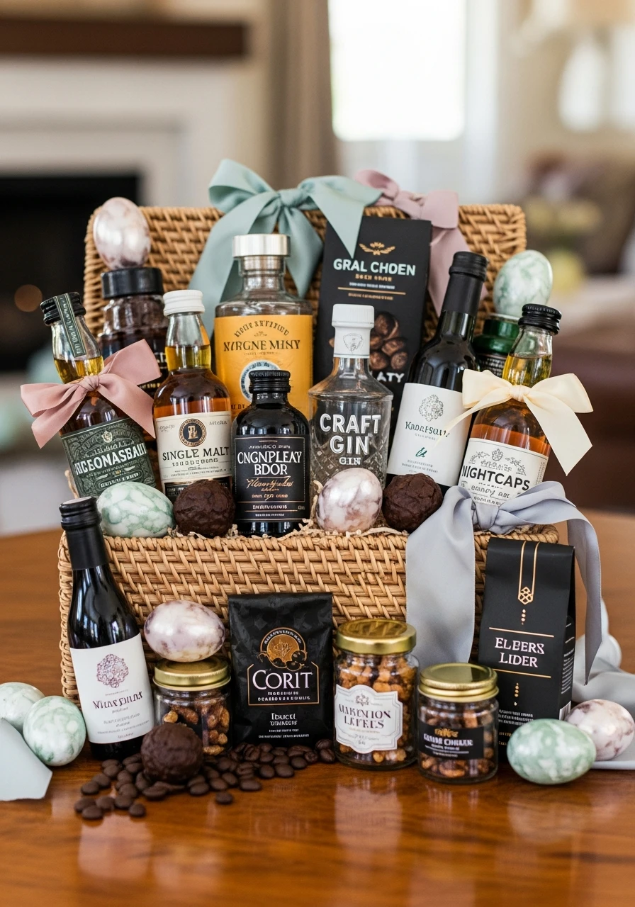 Cheers to Easter Treats. - 35 Adult Easter Basket Ideas That Are Way Better Than Peeps