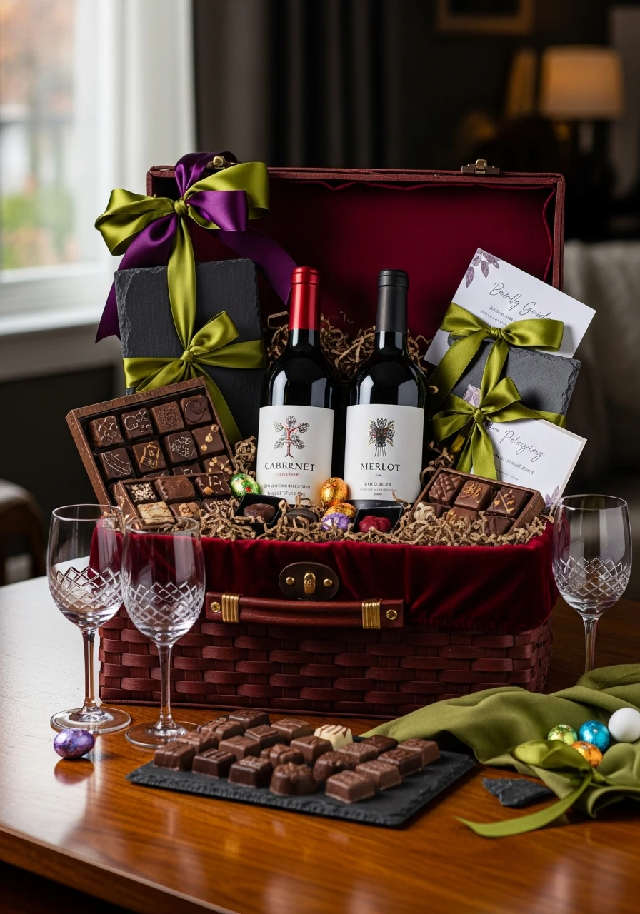 Indulgent Pairing Night. - 35 Adult Easter Basket Ideas That Are Way Better Than Peeps