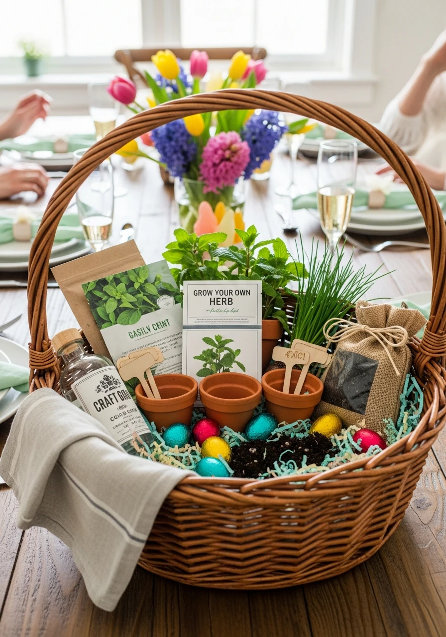 Grow Your Own Herbs. - 35 Adult Easter Basket Ideas That Are Way Better Than Peeps