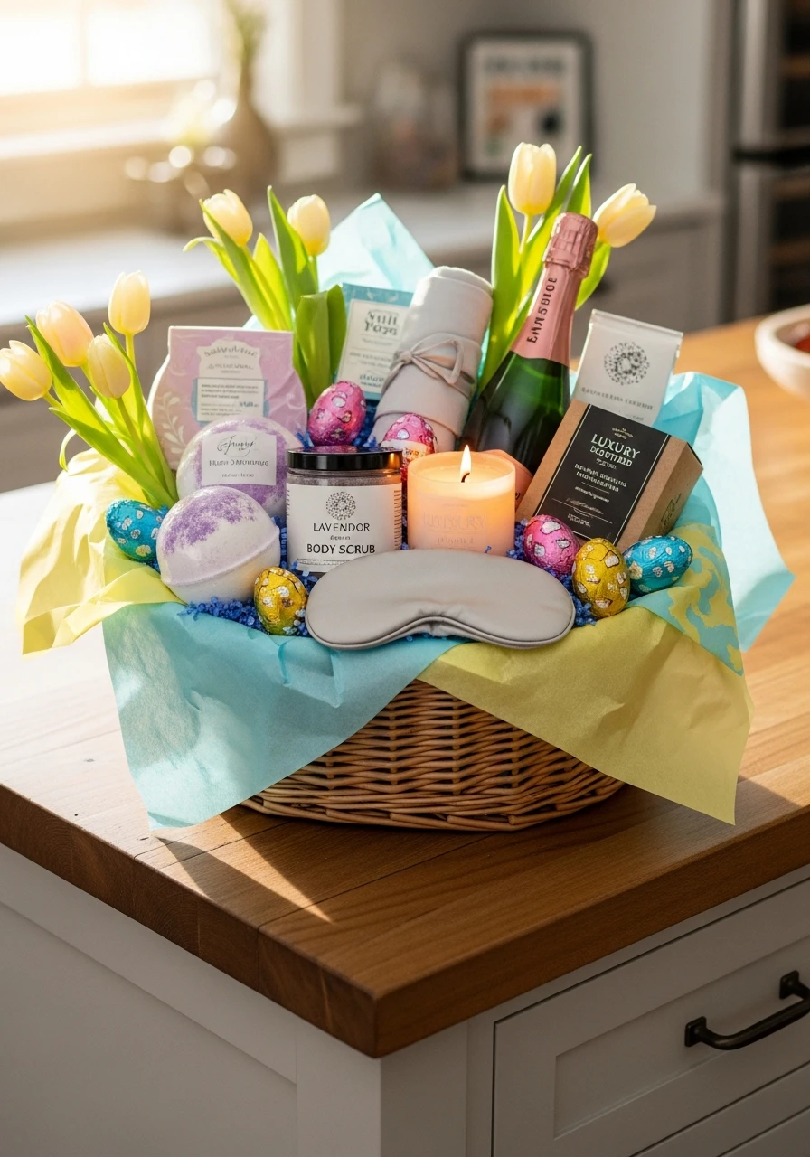Relax and Recharge Kit. - 35 Adult Easter Basket Ideas That Are Way Better Than Peeps