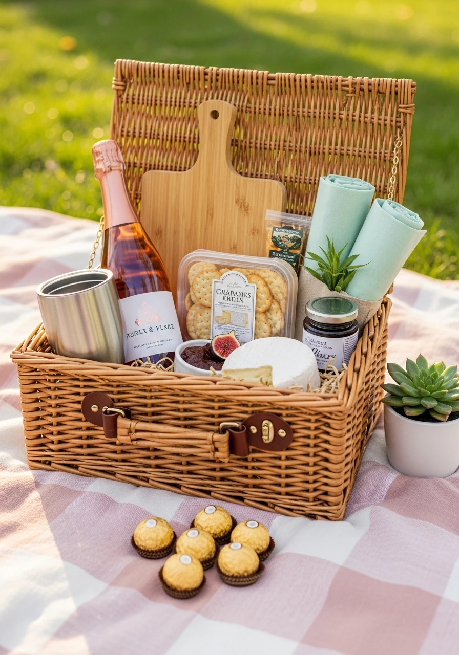 Ready for Outdoor Lunch. - 35 Adult Easter Basket Ideas That Are Way Better Than Peeps