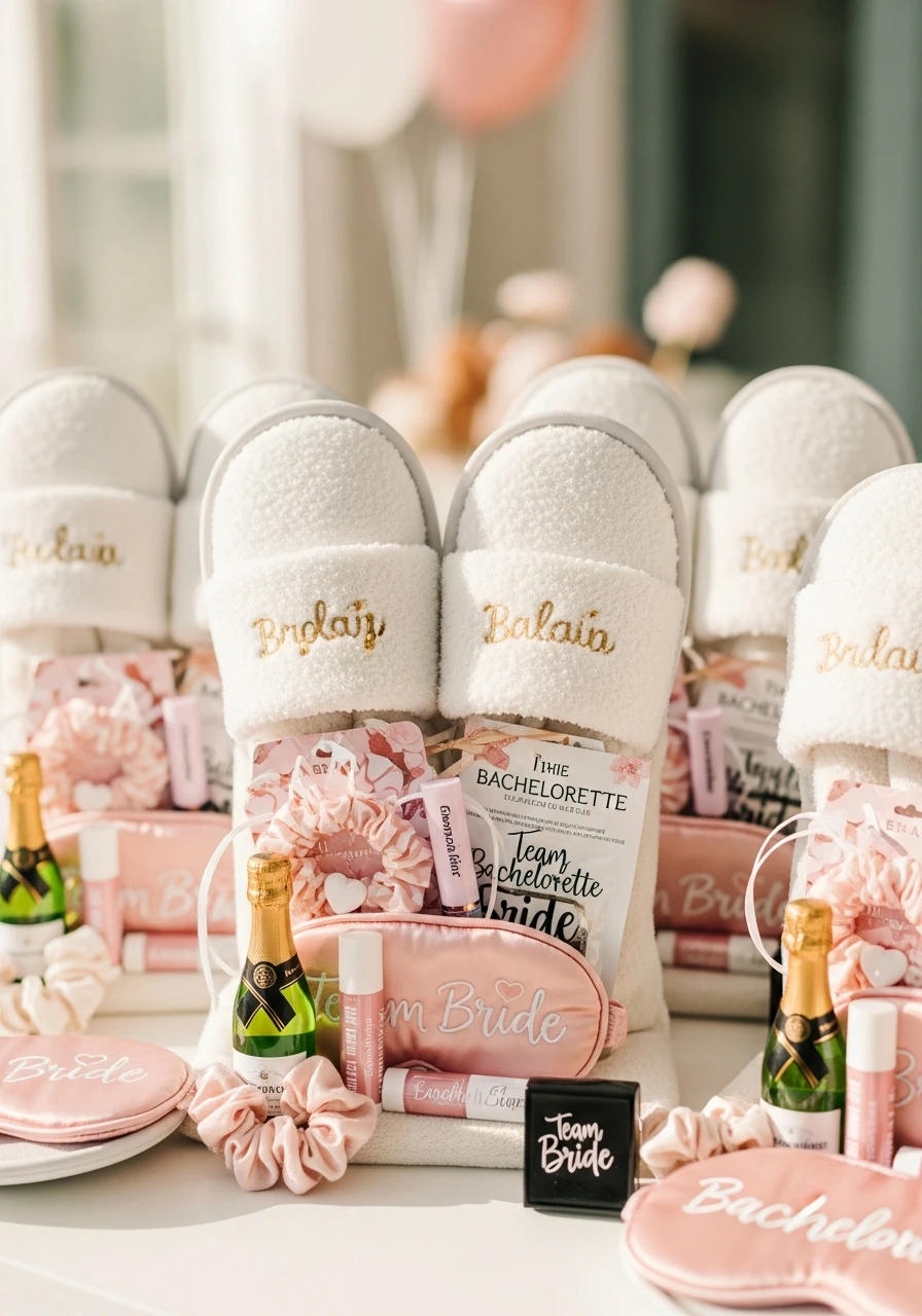 Fuzzy Socks or Slippers - 50 Bachelorette Goody Bag Ideas Your Crew Will Love!