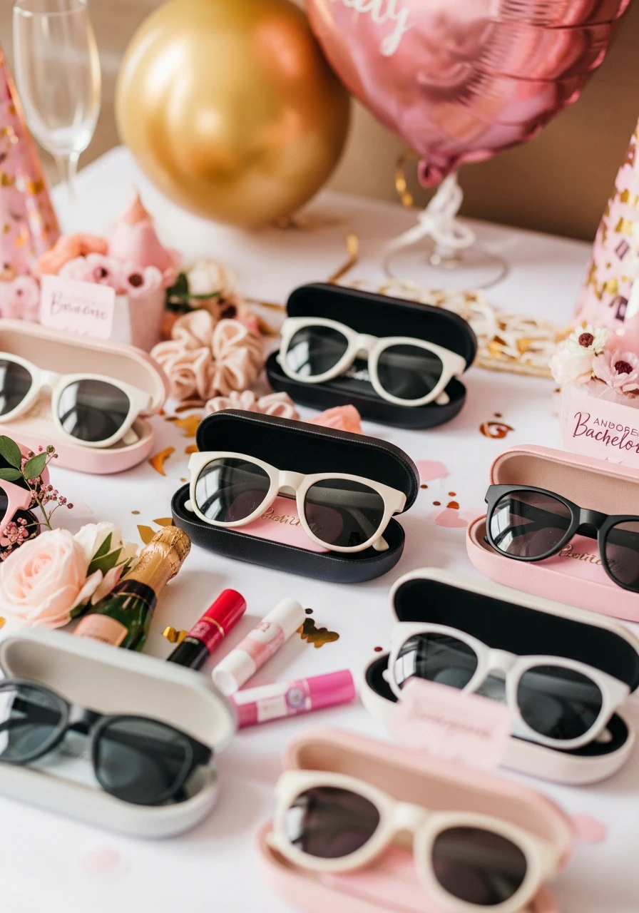 Sunglasses in Case - 50 Bachelorette Goody Bag Ideas Your Crew Will Love!