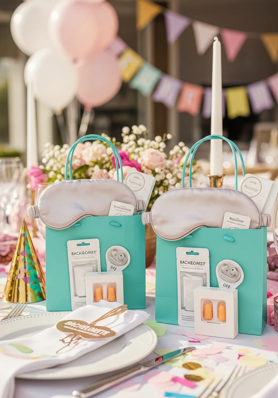 Earbuds or Sleep Mask - 50 Bachelorette Goody Bag Ideas Your Crew Will Love!