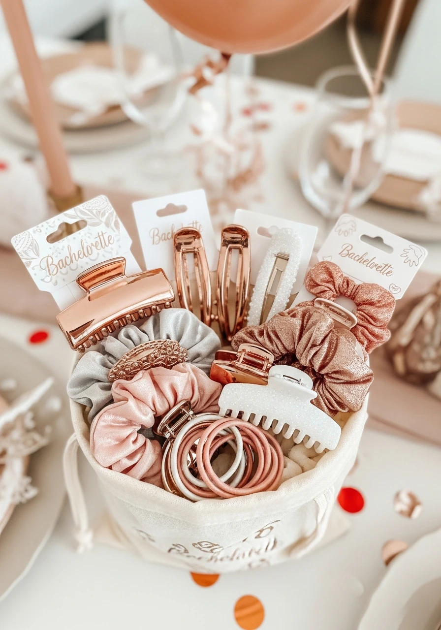 Hair Ties or Scrunchies - 50 Bachelorette Goody Bag Ideas Your Crew Will Love!