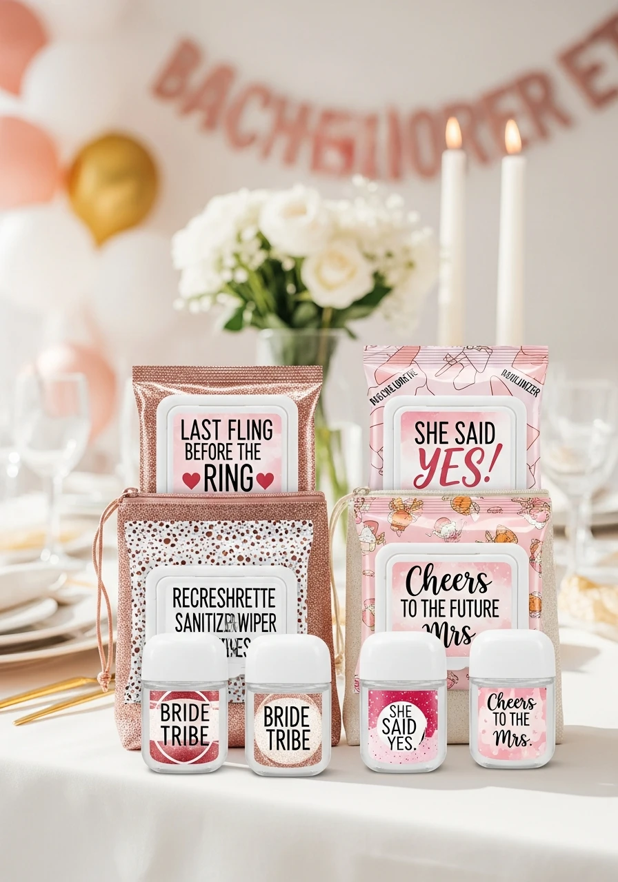 Mini Hand Sanitizer - 50 Bachelorette Goody Bag Ideas Your Crew Will Love!