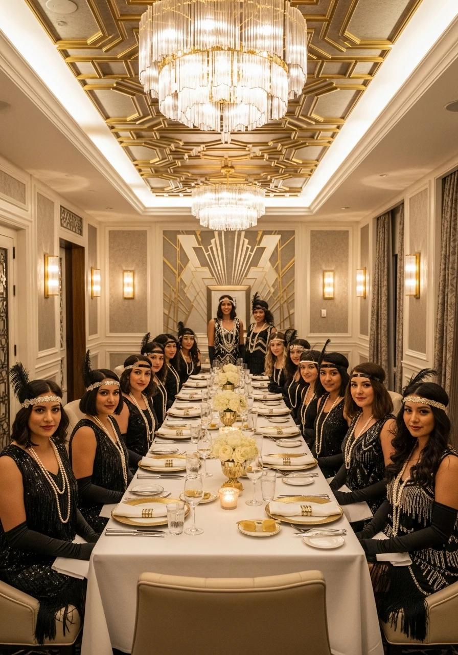 Roaring 20s Gatsby Glam