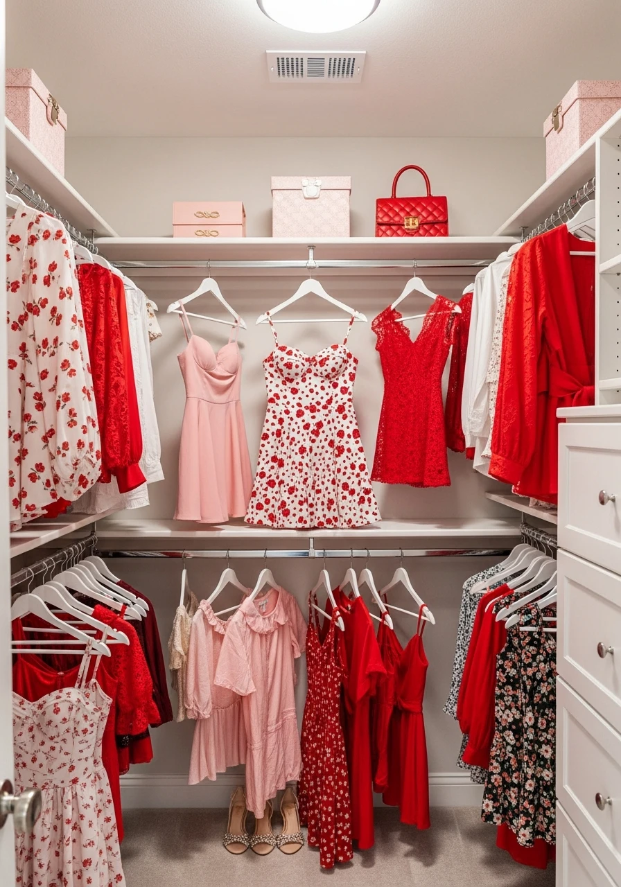 Cherry Red and Baby Pink Theme