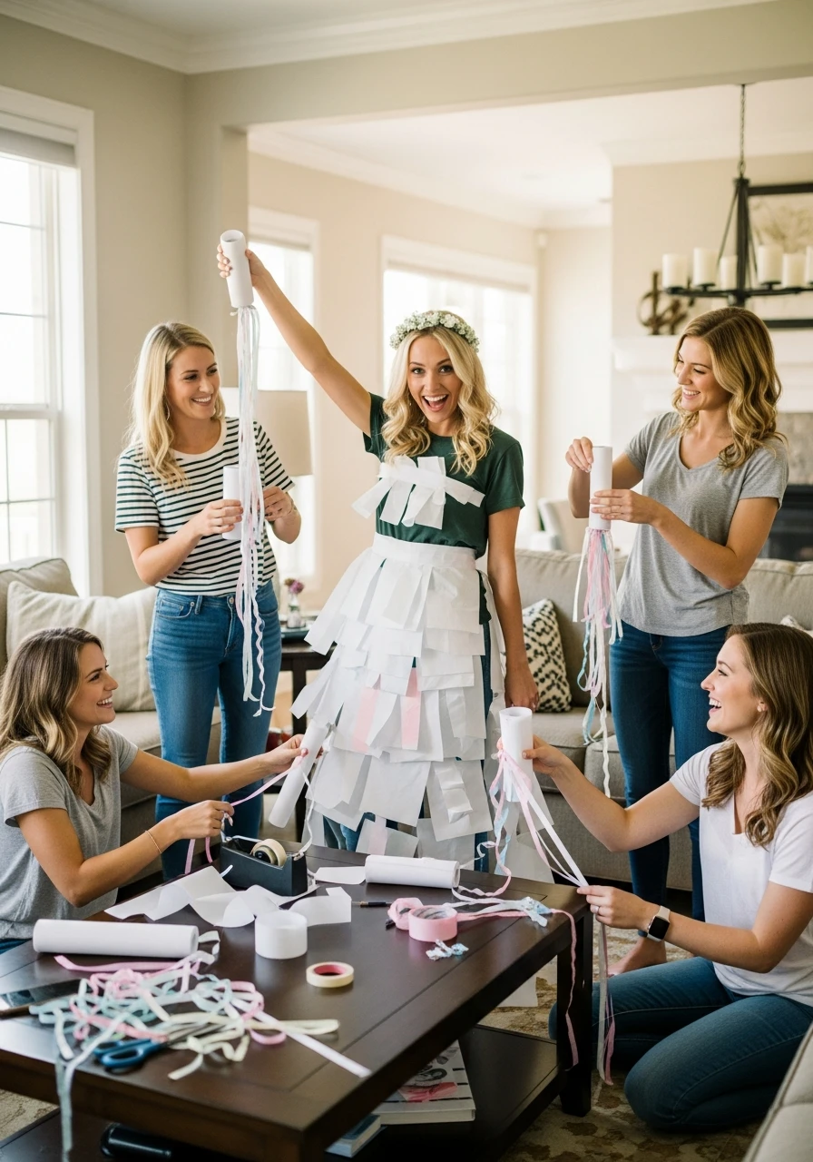 Dress the Bride with Tissue Paper