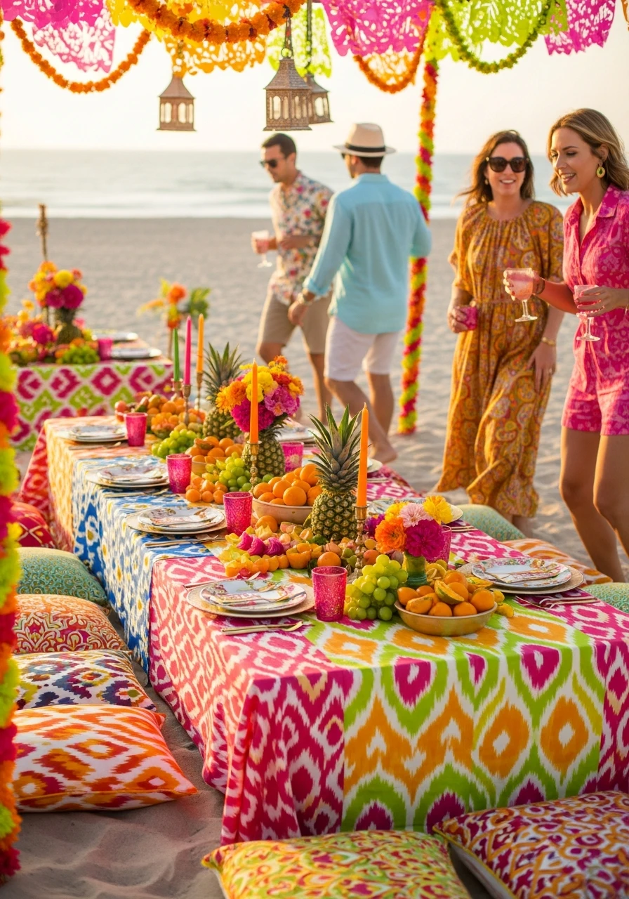 Bright Tropical Fiesta - 50 Best Beach Party Ideas for an Epic Celebration