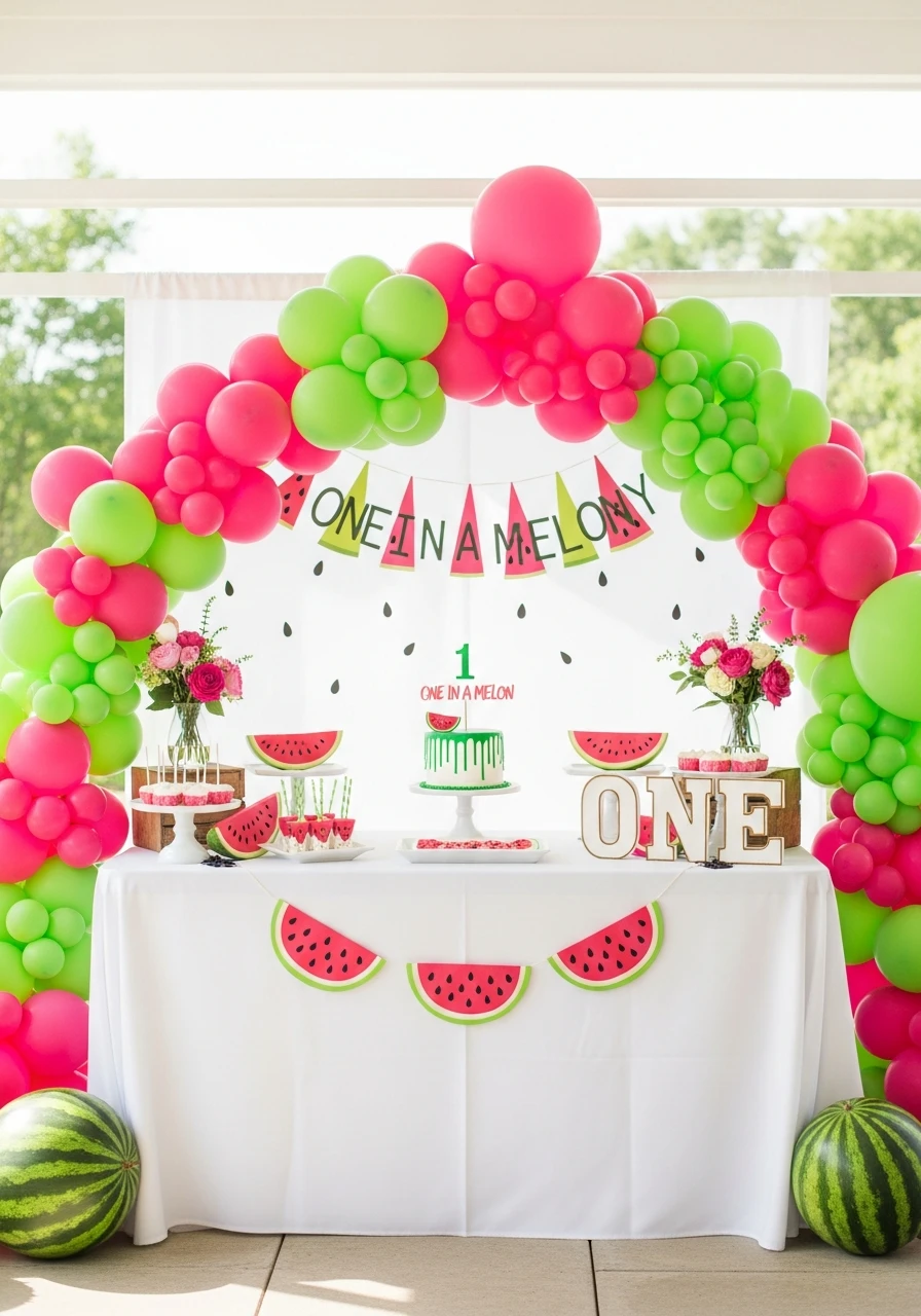 One In A Melon Party - 50 Best Boy First Birthday Party Ideas