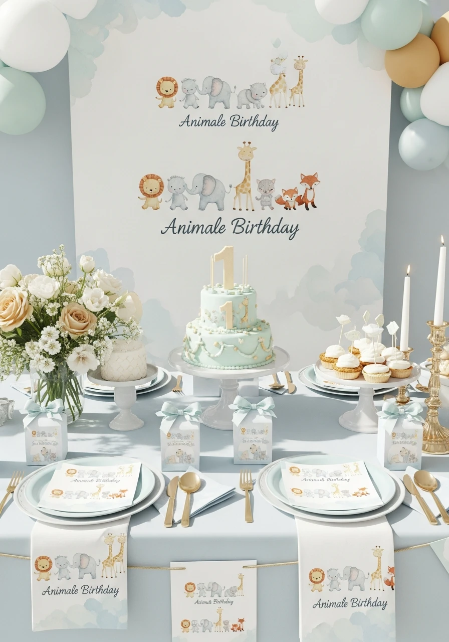 Animal Parade Birthday - 50 Best Boy First Birthday Party Ideas