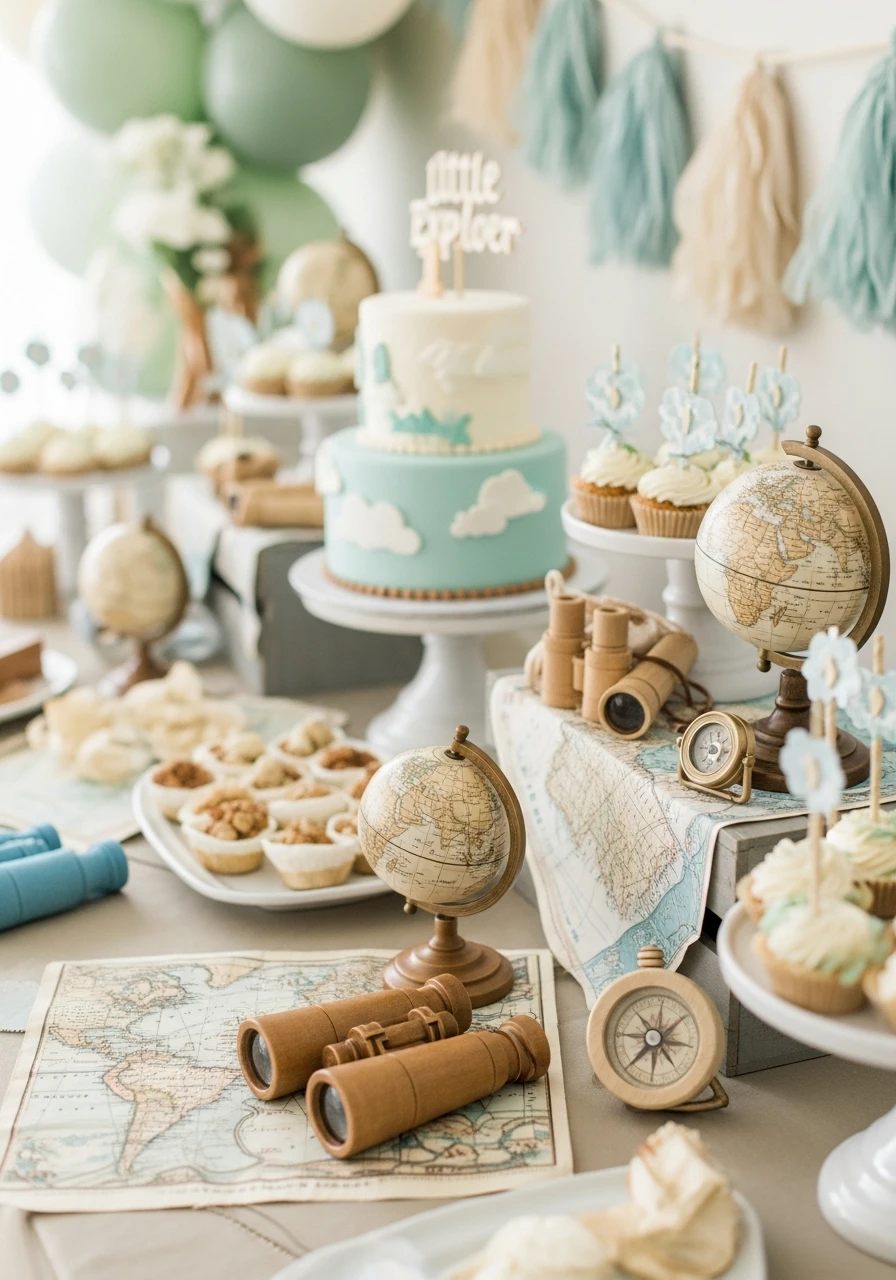Little Explorer Birthday - 50 Best Boy First Birthday Party Ideas