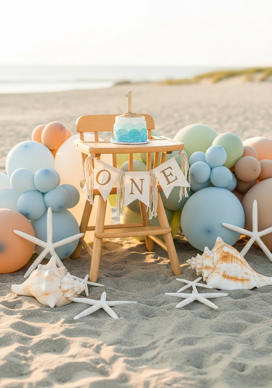 Beach First Birthday Party - 50 Best Boy First Birthday Party Ideas