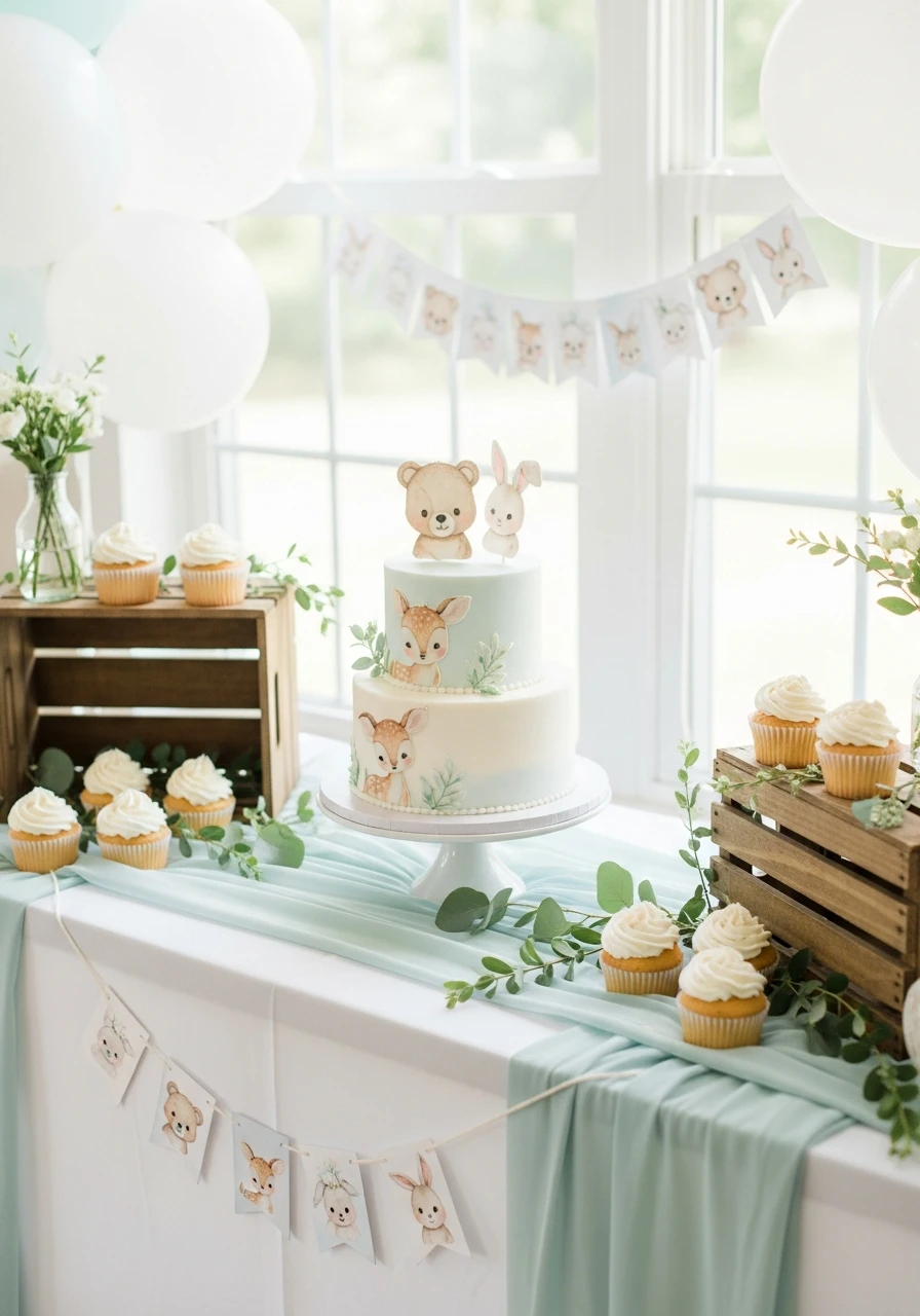 Baby Animal Theme - 50 Best Boy First Birthday Party Ideas