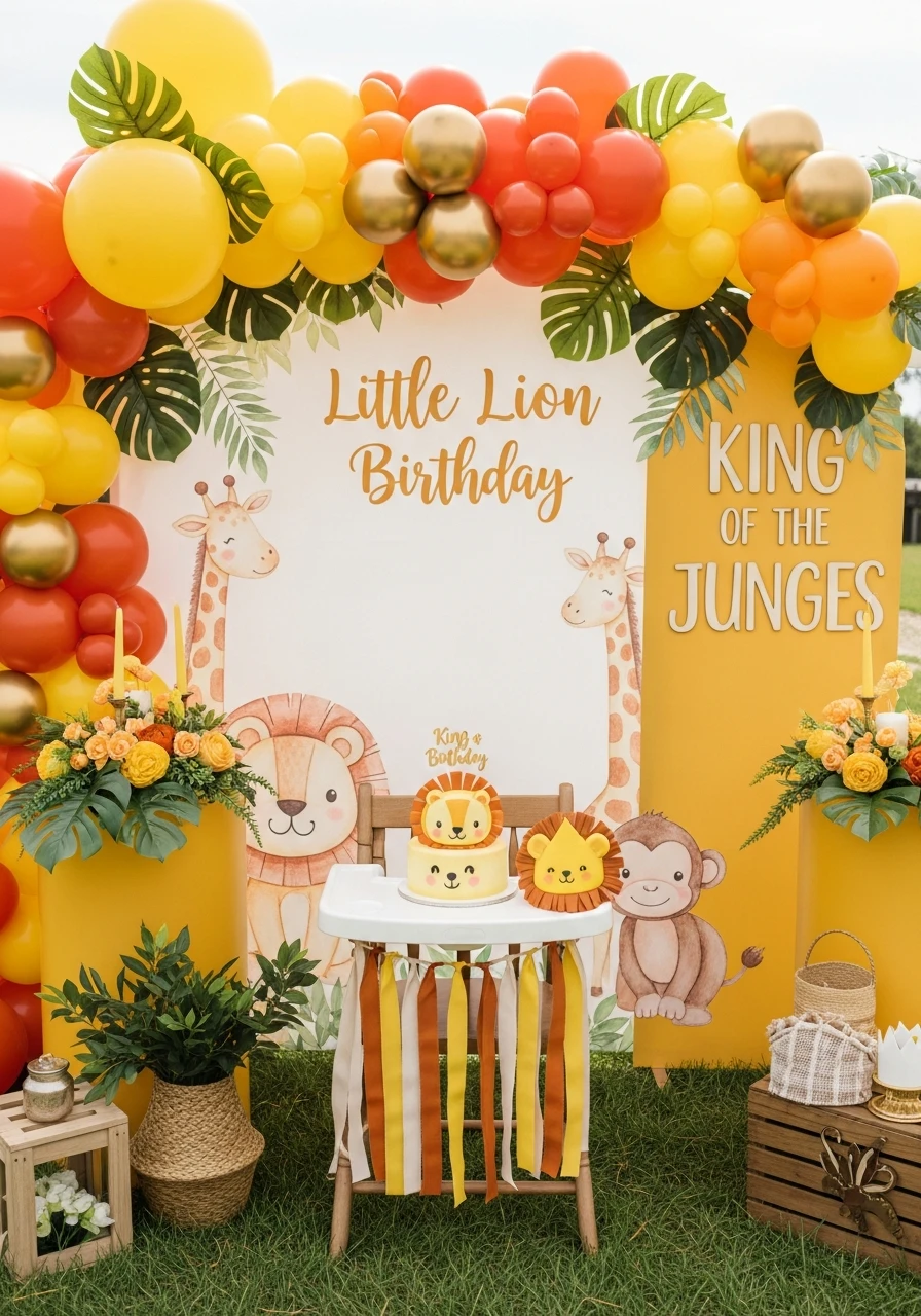 Little Lion Birthday - 50 Best Boy First Birthday Party Ideas