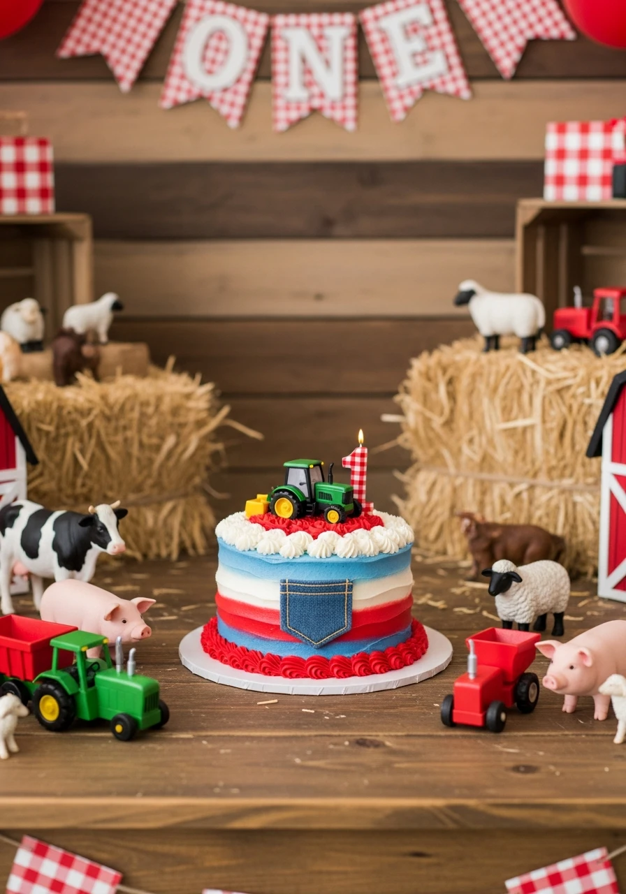 Farm Animal Barn Party - 50 Best Boy First Birthday Party Ideas
