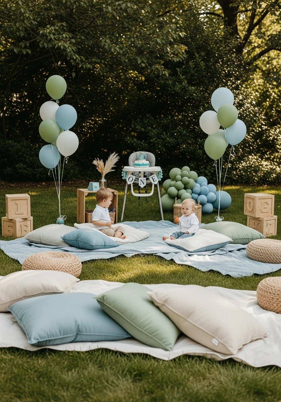 Backyard Picnic Party - 50 Best Boy First Birthday Party Ideas