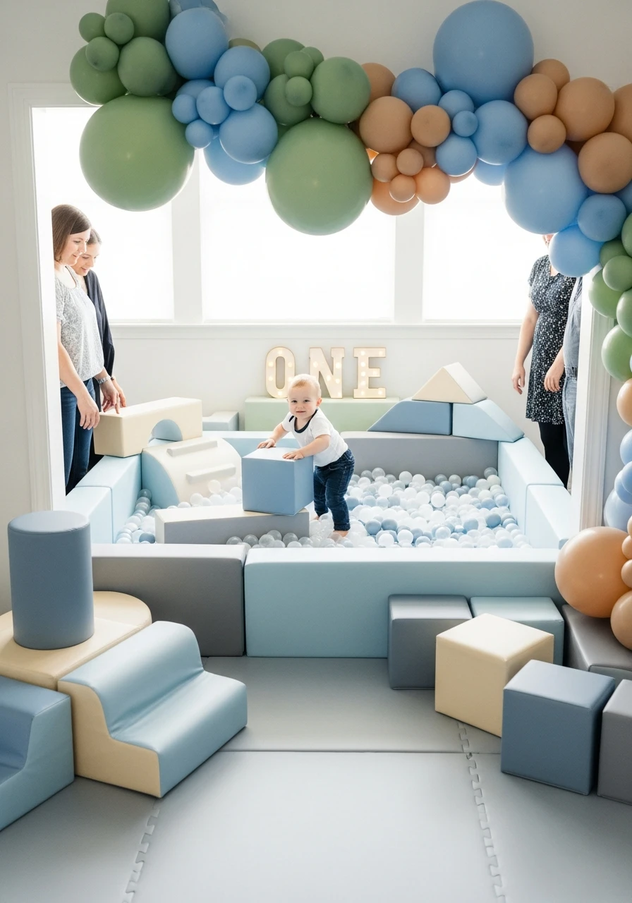 Soft Play Party - 50 Best Boy First Birthday Party Ideas