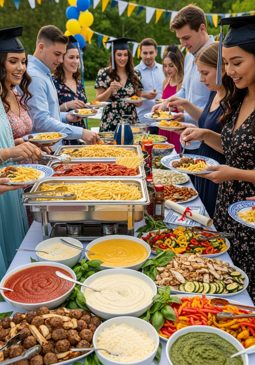 Pasta Your Way - 50 Graduation Party Food Ideas That Wow!