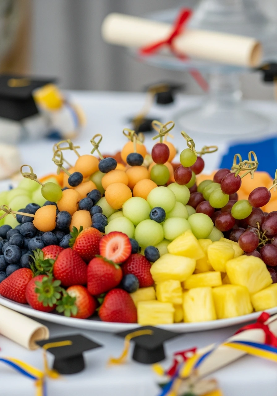 Fresh Fruit Platter - 50 Graduation Party Food Ideas That Wow!