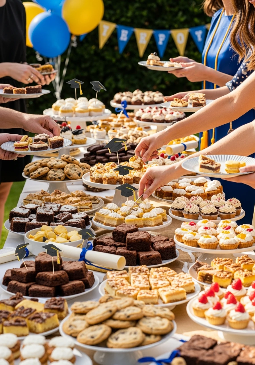 Sweet Dessert Bar - 50 Graduation Party Food Ideas That Wow!