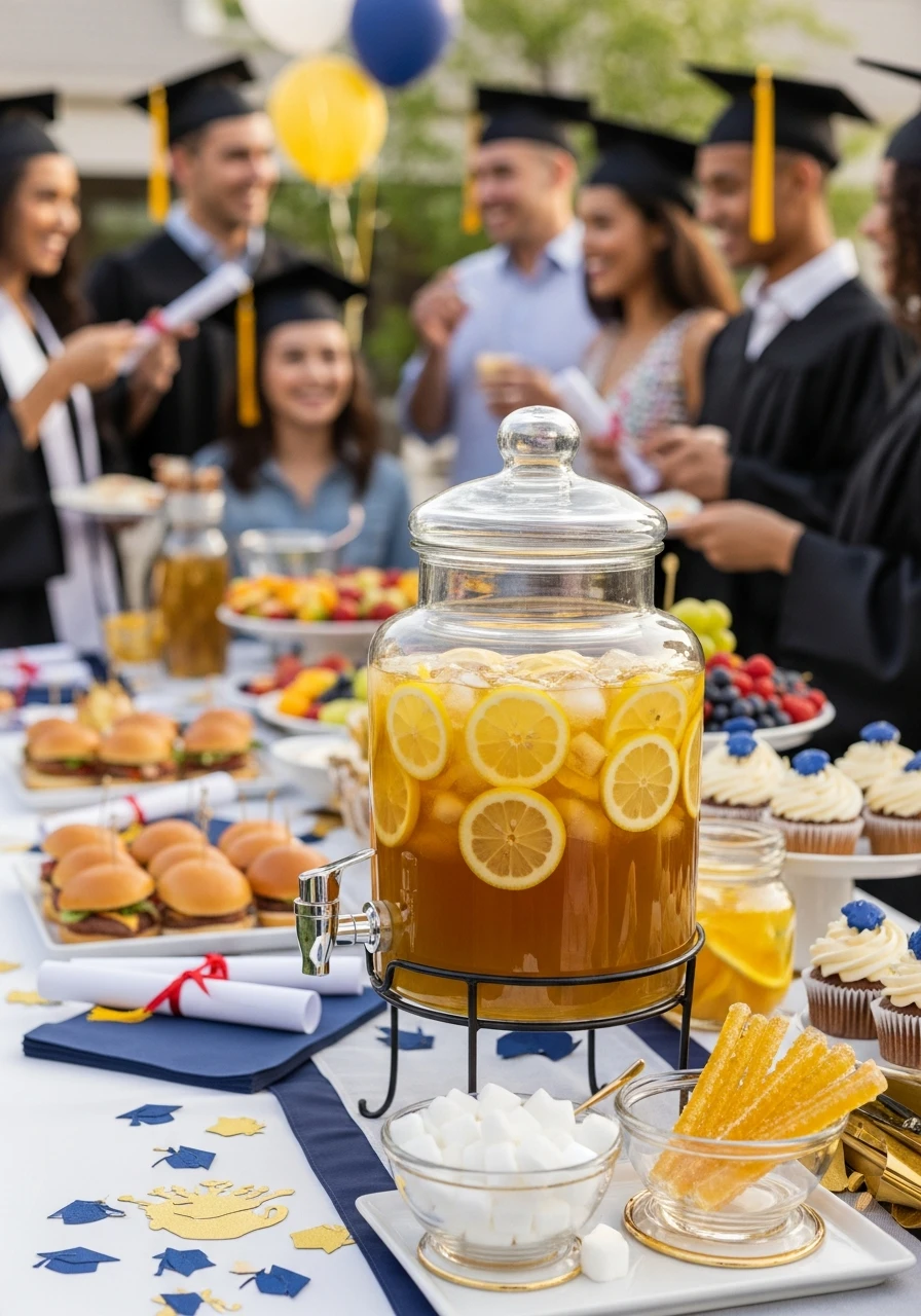 Zesty Iced Tea - 50 Graduation Party Food Ideas That Wow!