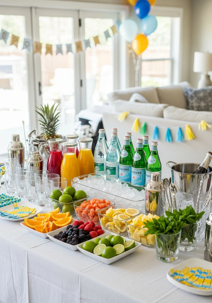 DIY Mocktail Bar Station