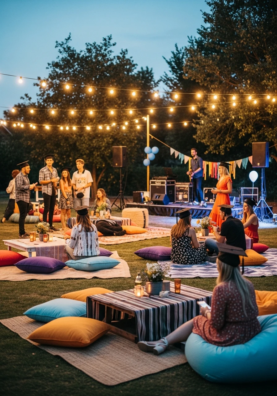 Music Festival Style Graduation Party