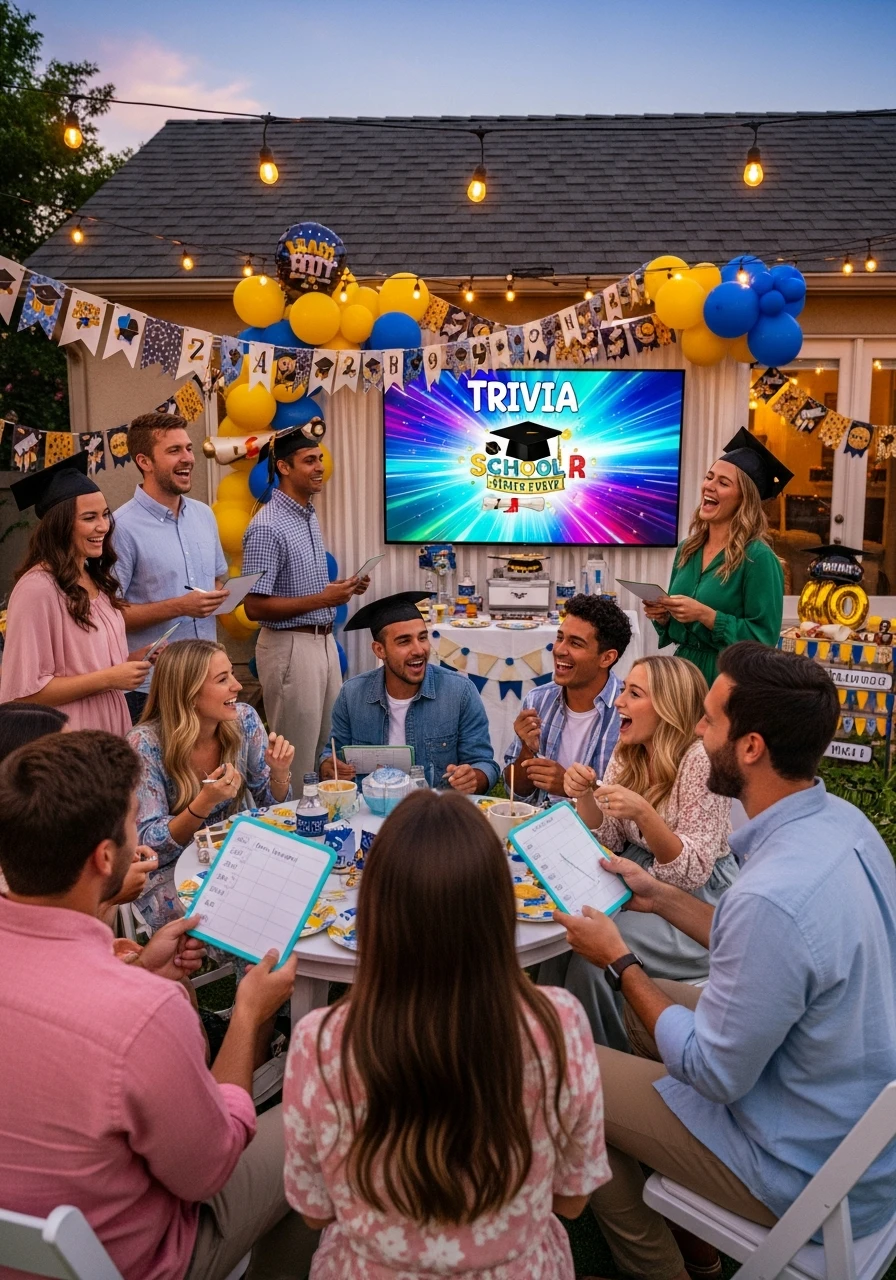 Graduation Trivia Game Party